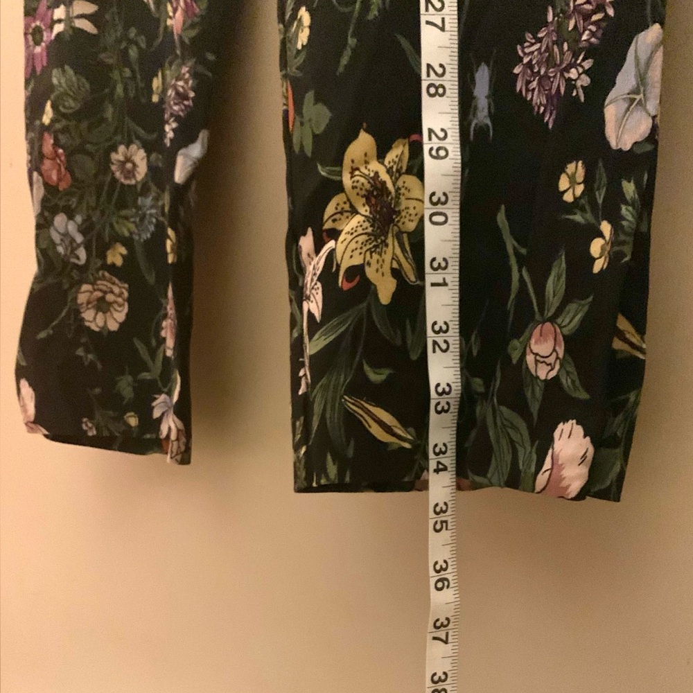 Jules & Leopold Black Floral Pants - Picture 4 of 6